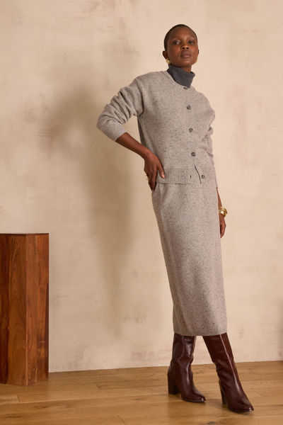 Picture of CALINE STRAIGHT WOOL SKIRT